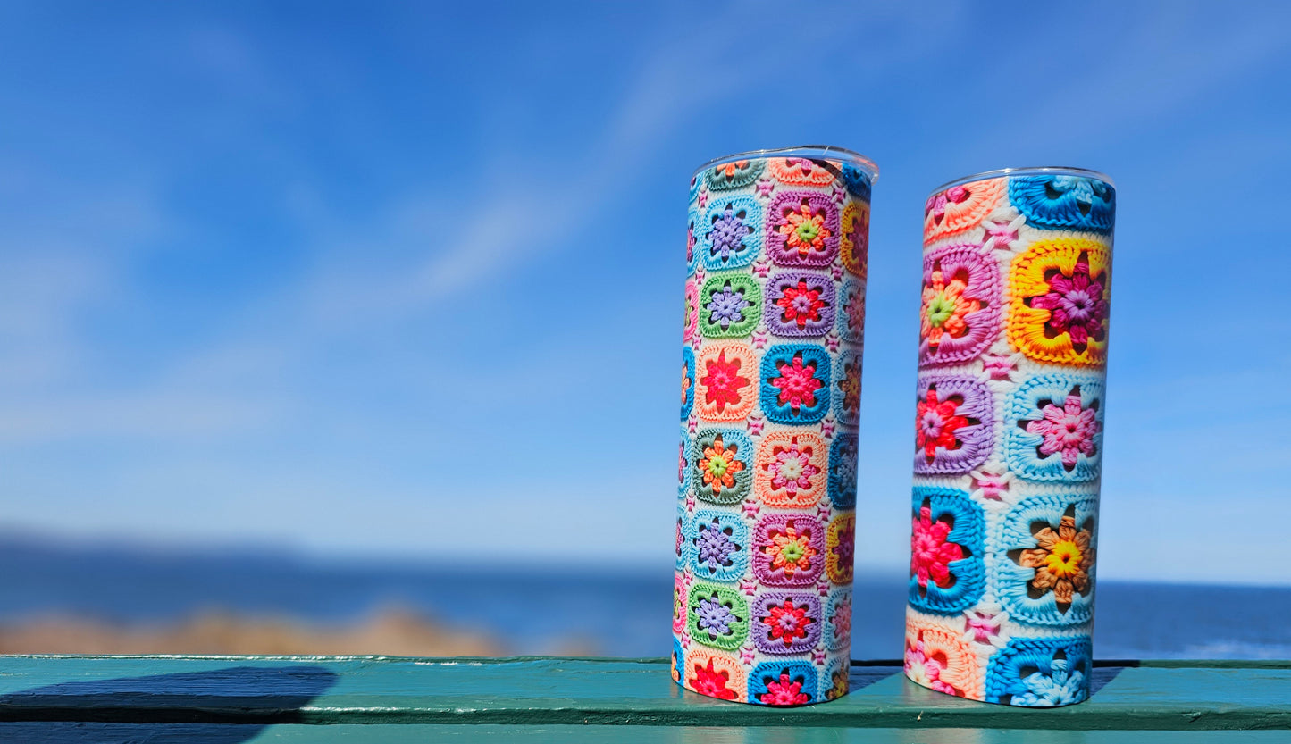 Granny Square Tumbler - small squares only