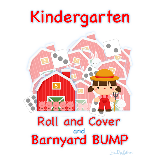 Barnyard Bump and Roll and Cover (numbers 1 to 6)