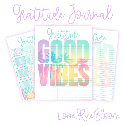 Gratitude Journal Digital Download