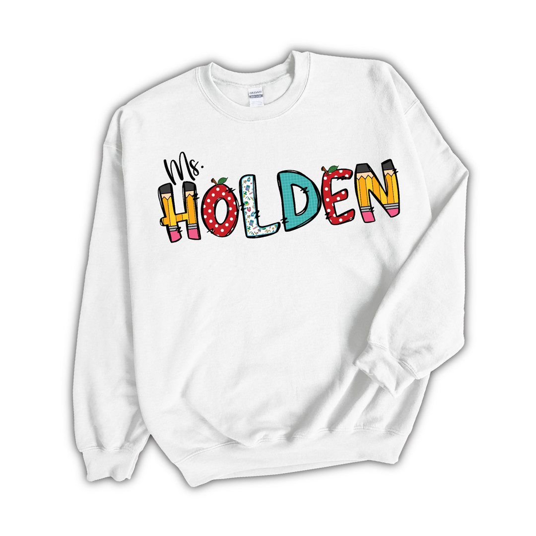 Customized Teacher Crewneck