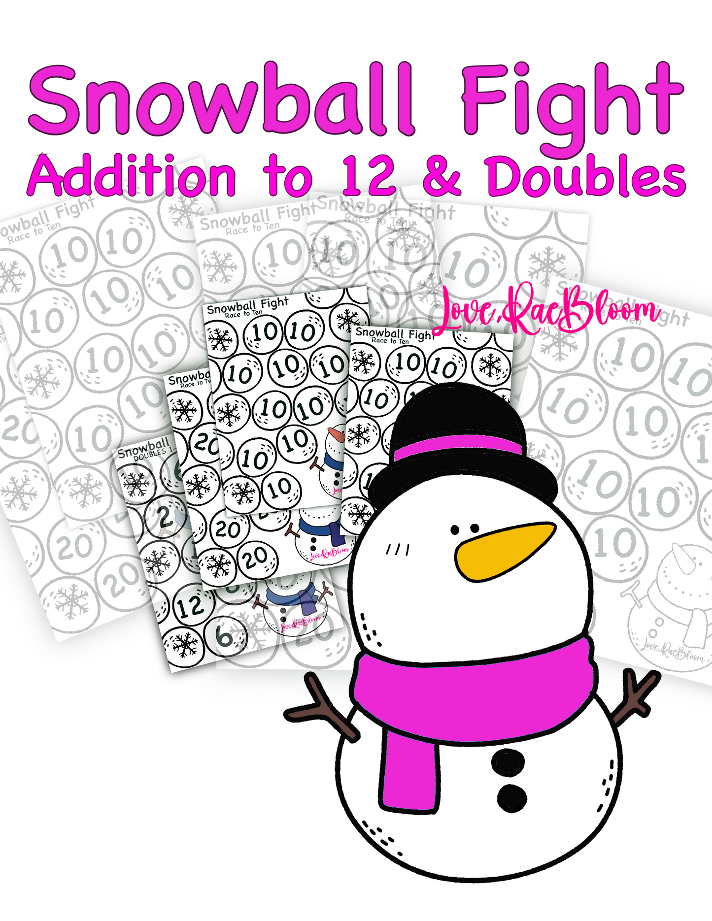Download: Snowball Fight - Addition to 12