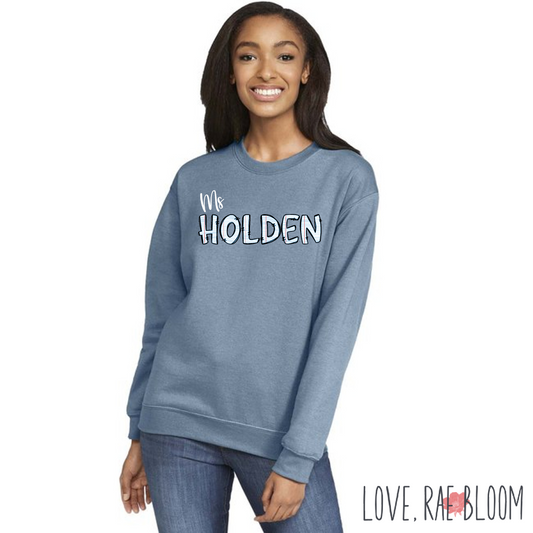 A+ Papers - Teacher Name Crewneck PRE-ORDER for September 2025