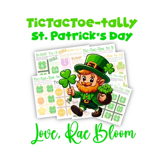 Tic Tac Toe-tally St. Patrick's Day  Math Downloads